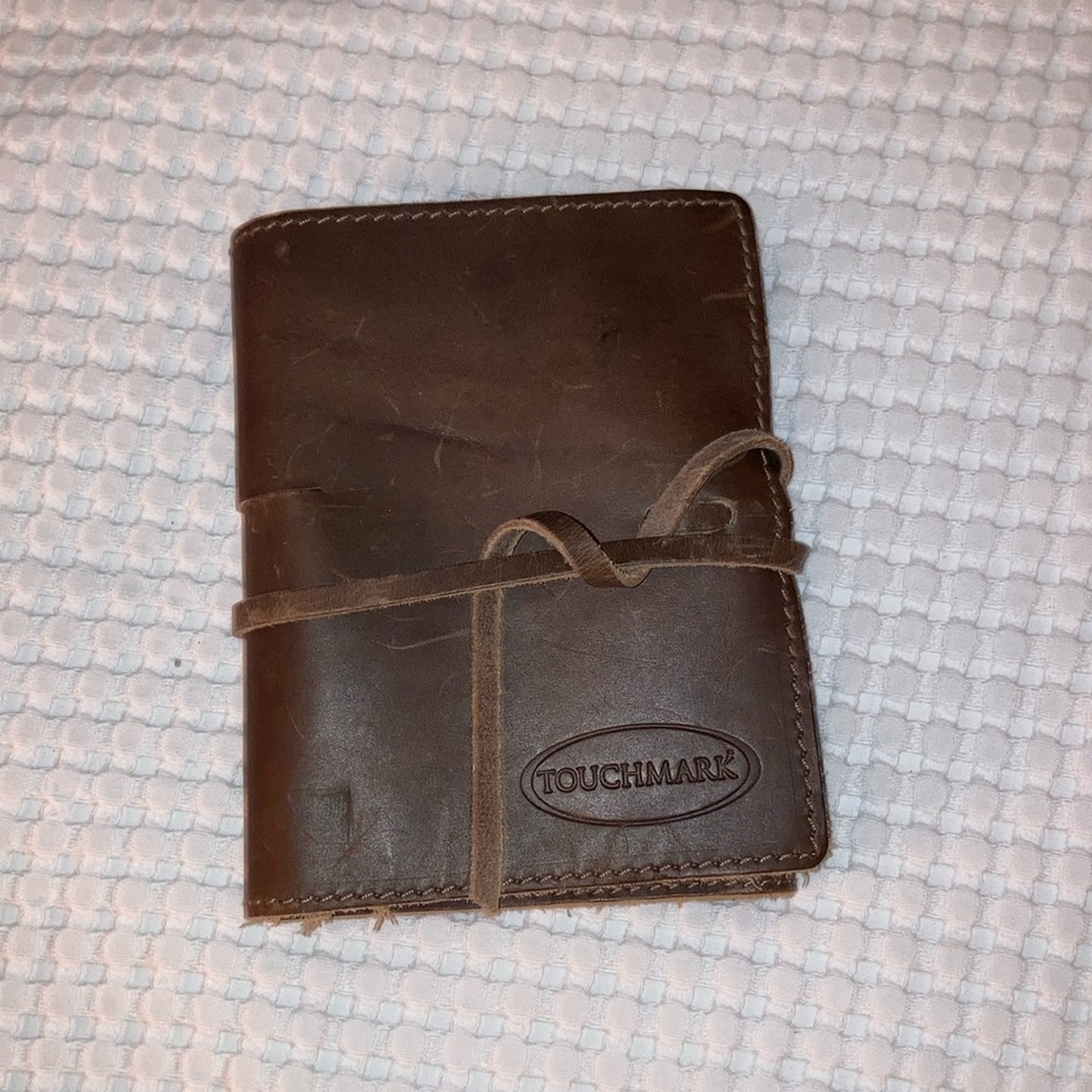 Leather tech organize/travel organizer- distressed/vintage finish to the leather